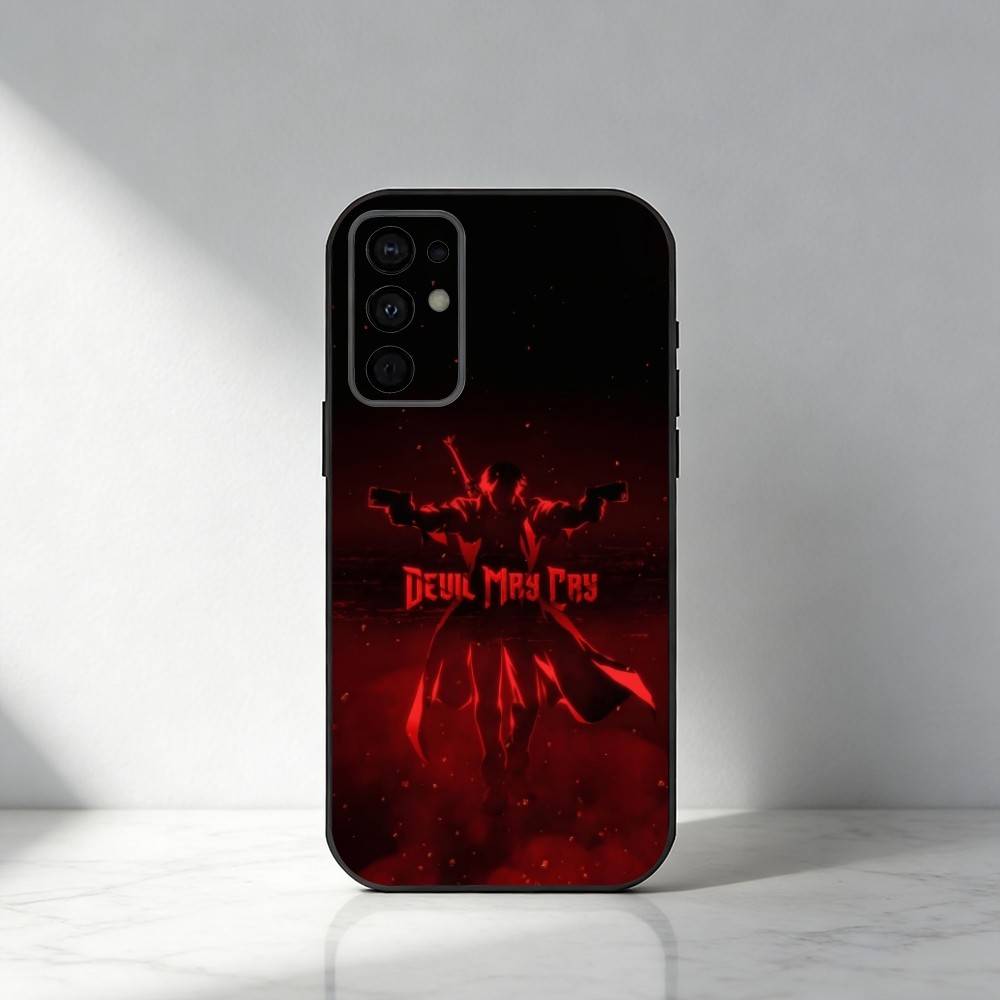 

Чехол для телефона D-Dante D-Devil-l May C-Cry для Samsung S25,S24,S21,S22,S23,S20,Ultra,S26,Plus,Fe,Note,5G Черная крышка Samsung S21Ultra