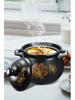 High-Temperature Resistant Large Capacity Ceramic Casserole and Soup Pot for Gas Flame