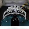 New Style Atmospheric Bow Bride Wedding Crown Headdress Birthday Crown Tiara Hair Accessories Main Wedding Accessories