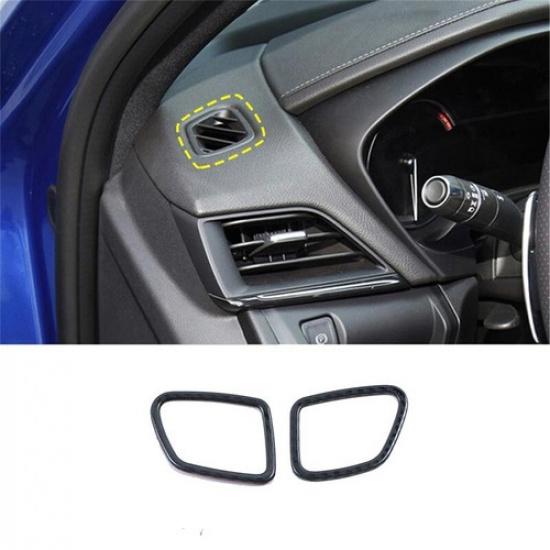 For Cadillac CT4 - Vent Trim Dashboard L&R Air Outlet Carbon Fiber Steel