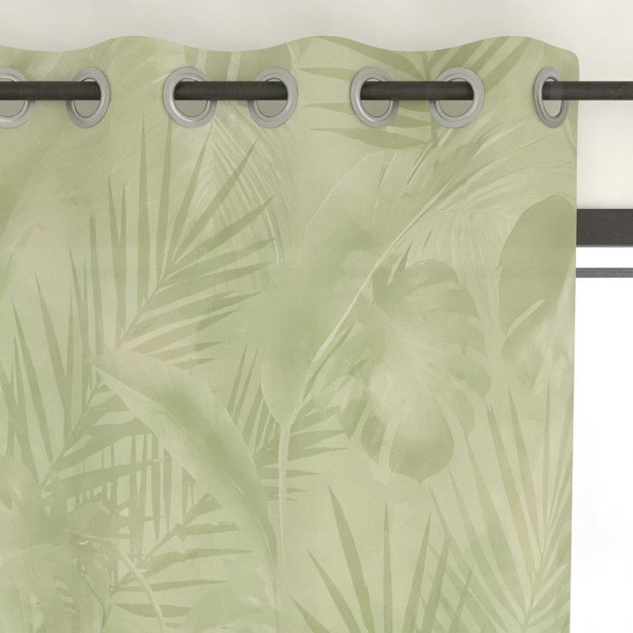 Rideau à oeillets imprimé 135x250 cm GOYA, par Soleil d'Ocre