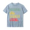 Mens Funny Vintage Shirt Husband Dad Engineer Retro T-Shirt Top T-Shirts Comfortable Oversized Men Tees Comfortable