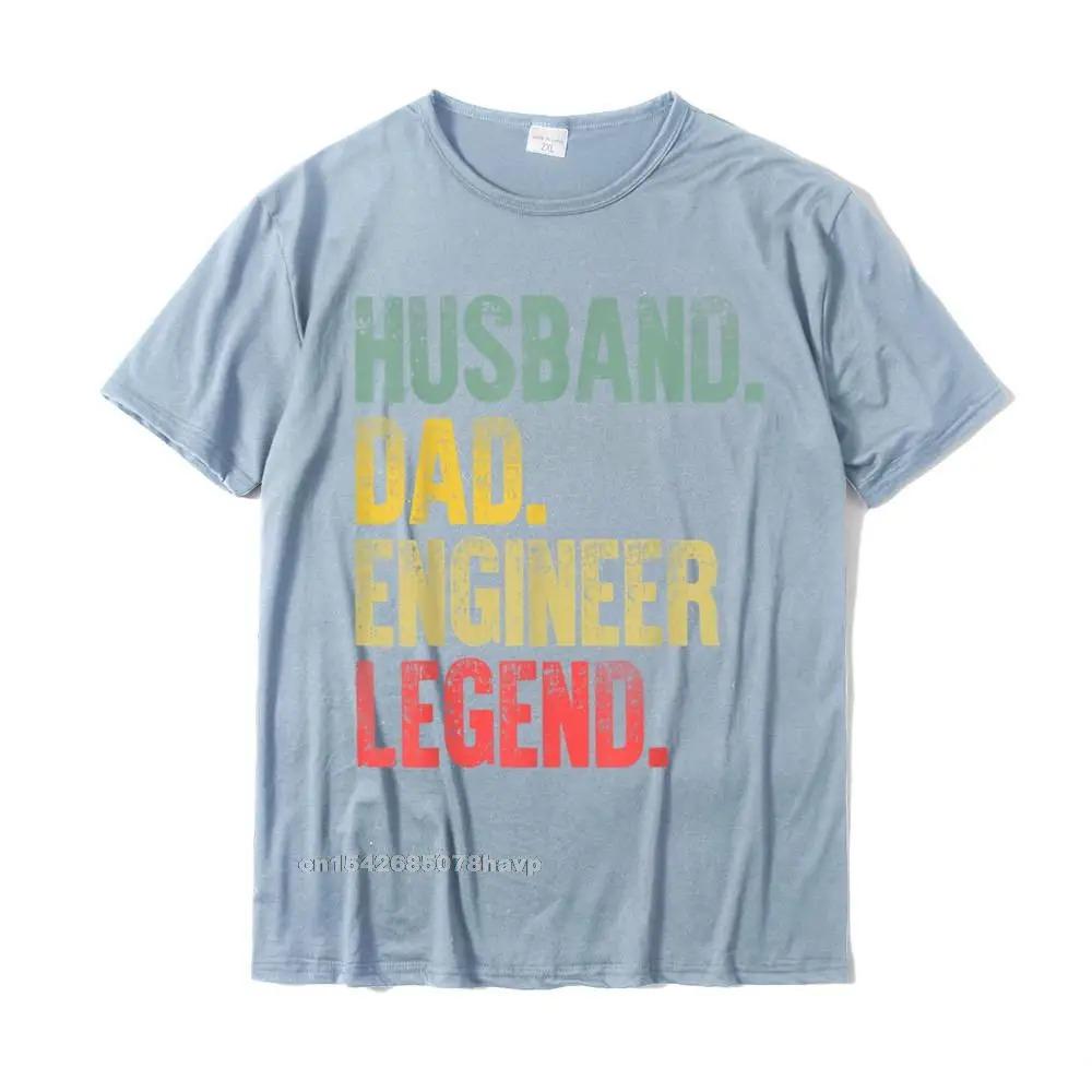 Mens Funny Vintage Shirt Husband Dad Engineer Retro T-Shirt Top T-Shirts Comfortable Oversized Men Tees Comfortable