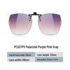 Parim Women's Ultra-Light Polarized Clip-On Myopia Sunglasses