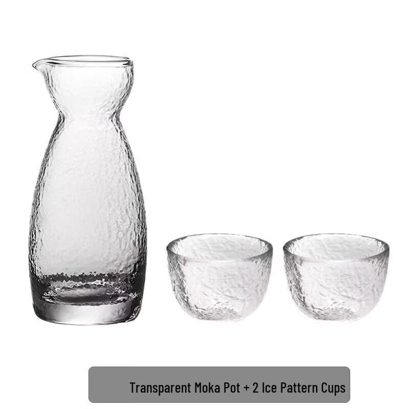 Qiwei Japanese Hand-Hammered Glass Sake Cup