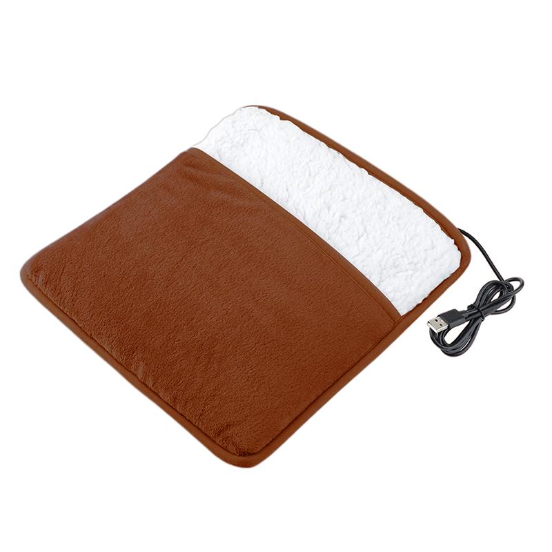 Fußwärmer USB Fußheizung Thermische Fußheizmatte Weiches Plüsch Warme Fußabdeckung Elektrische Heizung Fußwärmer Für Zuhause Schlafzimmer