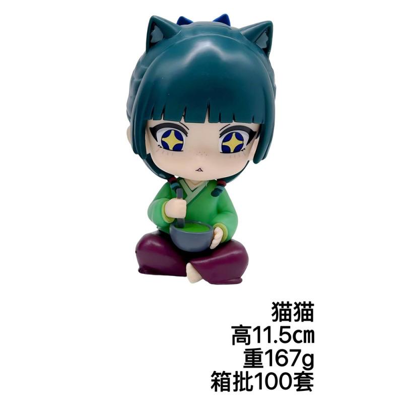 15CM Anime Kusuriya no Hitorigoto Maomao Figure Renshi Model Cute Toy Scene Combination Gift Collection Action Figure Doll PVC