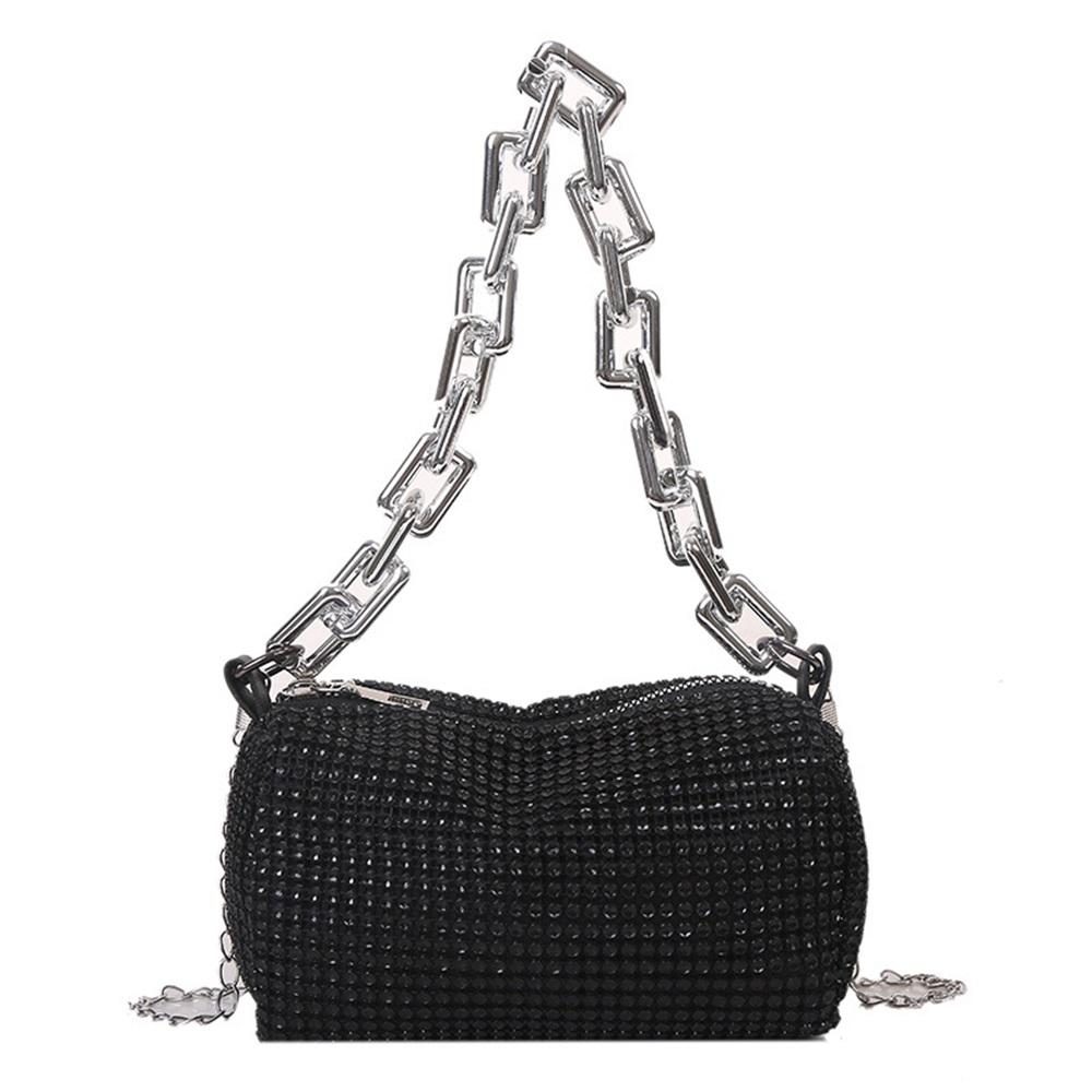 Trendy Spring Summer Women's Bag - Personalized Colorful Diamond Chain Shoulder Crossbody Bag