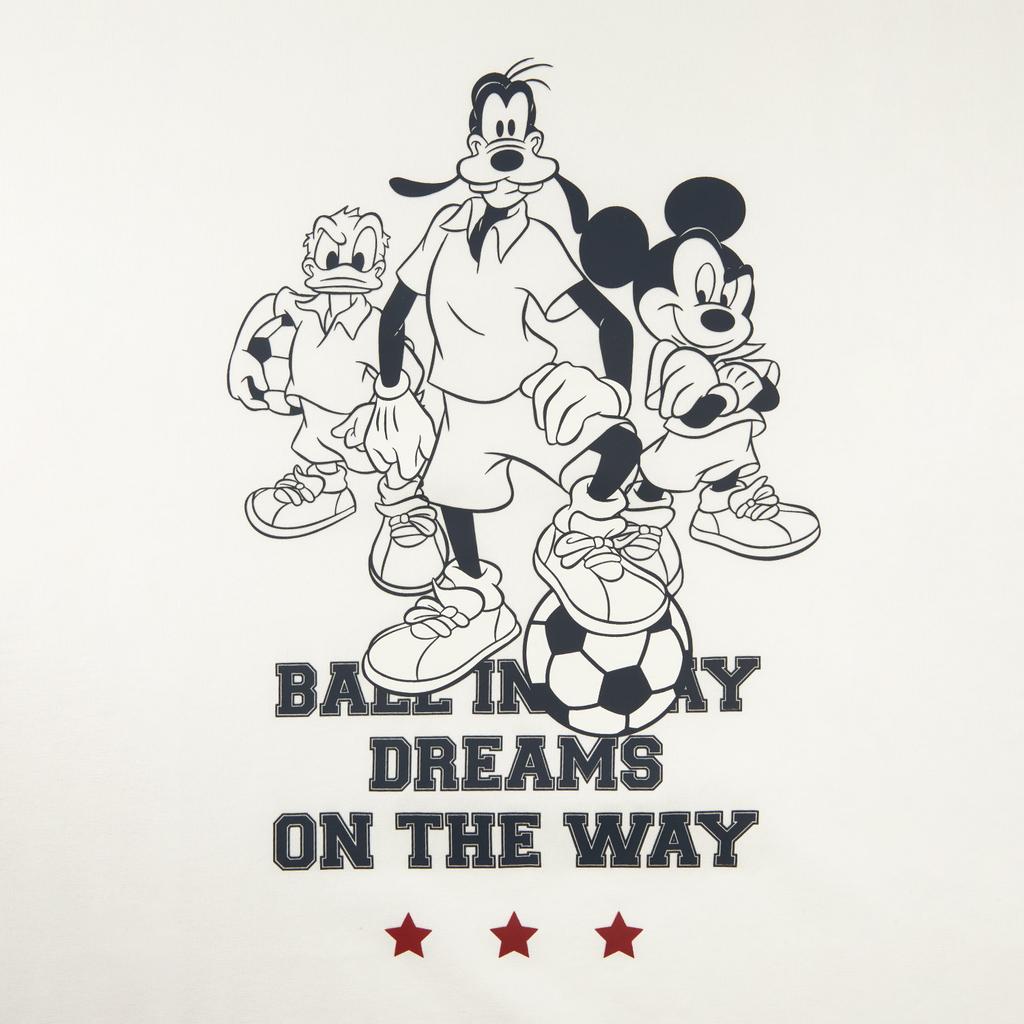 Li Ning Disney Round Neck Logo Letter Pattern T-Shirt Men Tops AHSW305-4