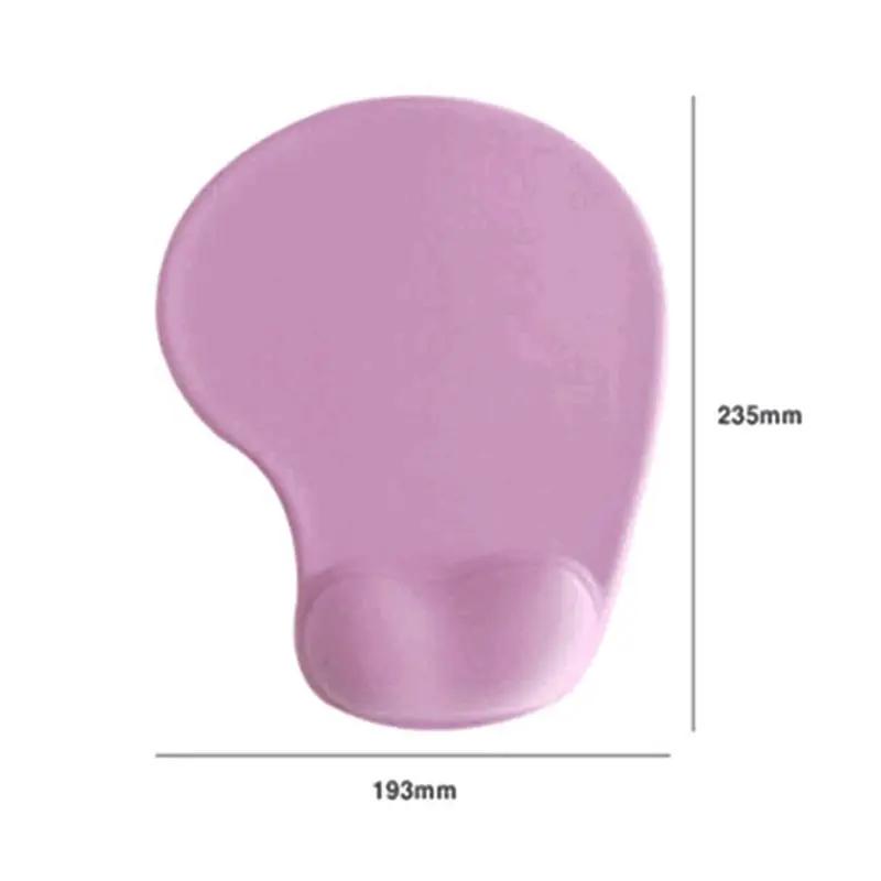 Office Mousepad with Gel Wrist Support Ergonomic Gaming Desktop Mouse Pad Wrist Rest Drop Shipping