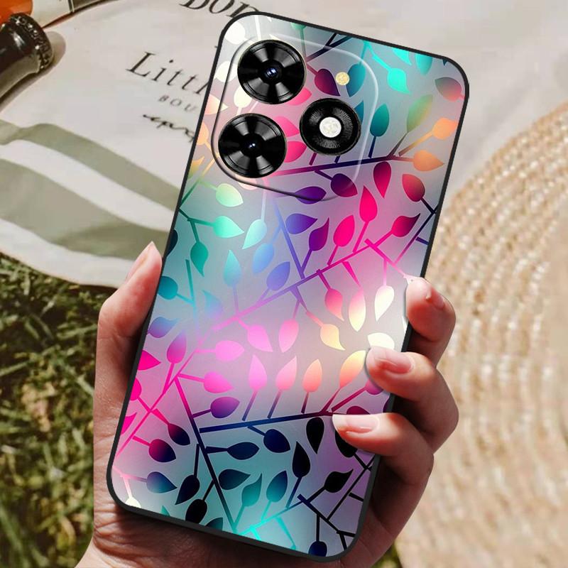 For Infinix Hot 40 Case Hot40 Pro Luxury Phone Silicon Back Cover For Infinix Hot 40 Pro / Hot 40i Cases Protective Shell Capas