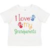 Inktastic I Love My Grandparents Toddler T-Shirt Grandkids Grandchild Grandson