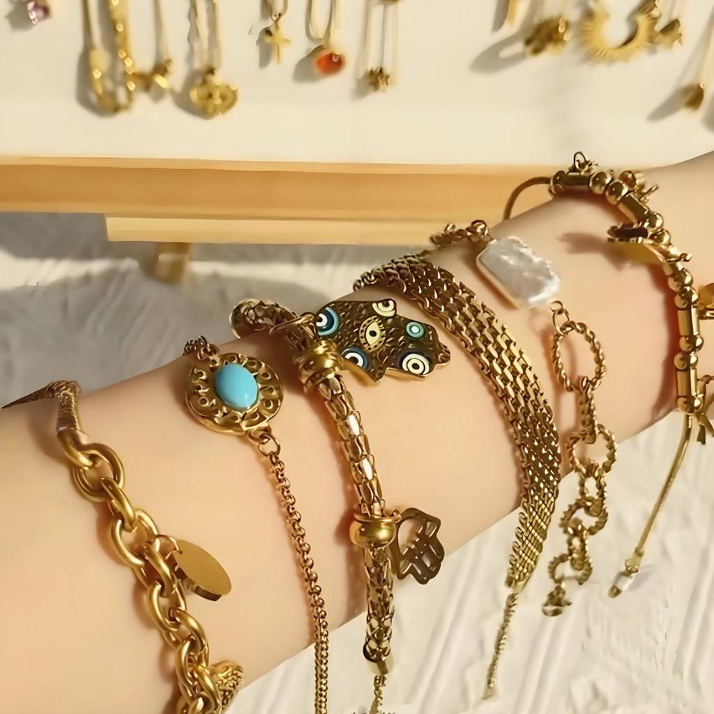 Eye of The Devil Electroplated Metal Jewelry