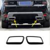 For Land Rover Range Rover Sport (New Energy P400) 18-21 Stainless Steel Black Exhaust Pipe Cover Muffler Pipe Cover Auto Parts