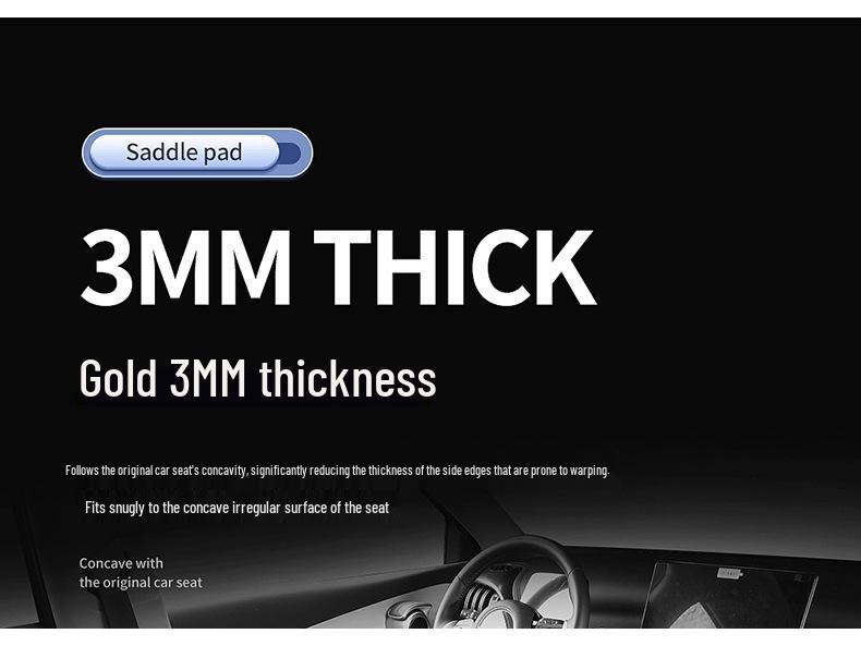 BYD Yuan PLUS Suede Car Seat Cover: Ventilated, Breathable Cushion