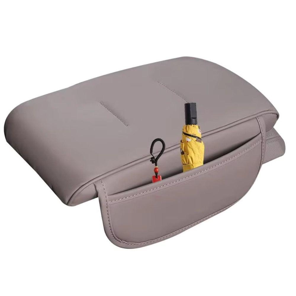 Thicken Design Car Arm Rest Box PU Leather Armrest Pad Arm Rest Expander Vehicle Accessories