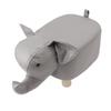 Fußhocker in Tierform, Elefantenform, rutschfest, leise, bequem, stabil, vielseitig einsetzbar, niedlicher Hocker
