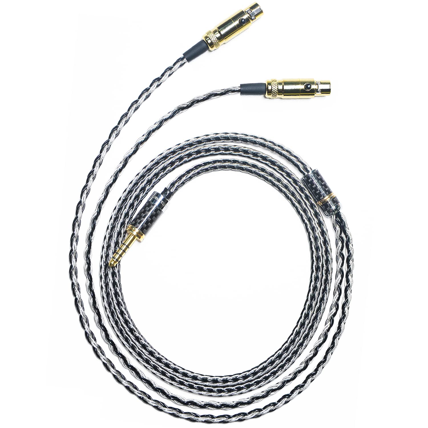 

GUCraftsman 16 shares 7N single crystal copper 7N single crystal silver mixed braided headphone upgrade cable XLR AUDEZE 24 MEZE Empyrean Elite