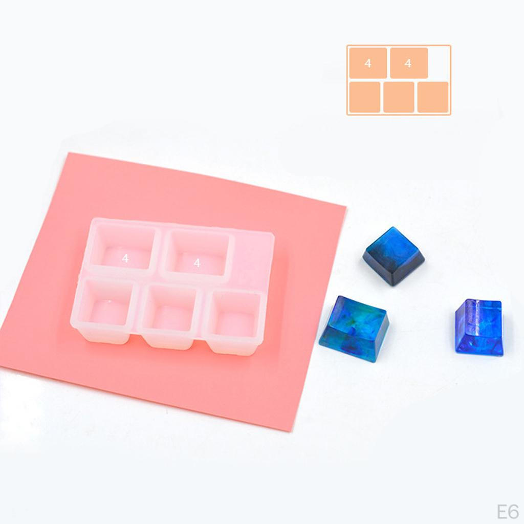 Resin Casting Tool Silicone S In Keyboard Shapes for Chocolate, Jelly, Sweets, Desserts, Baking Soap