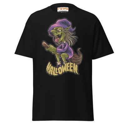 Funny Witch Halloween T-Shirt | Spooky Cartoon Tee