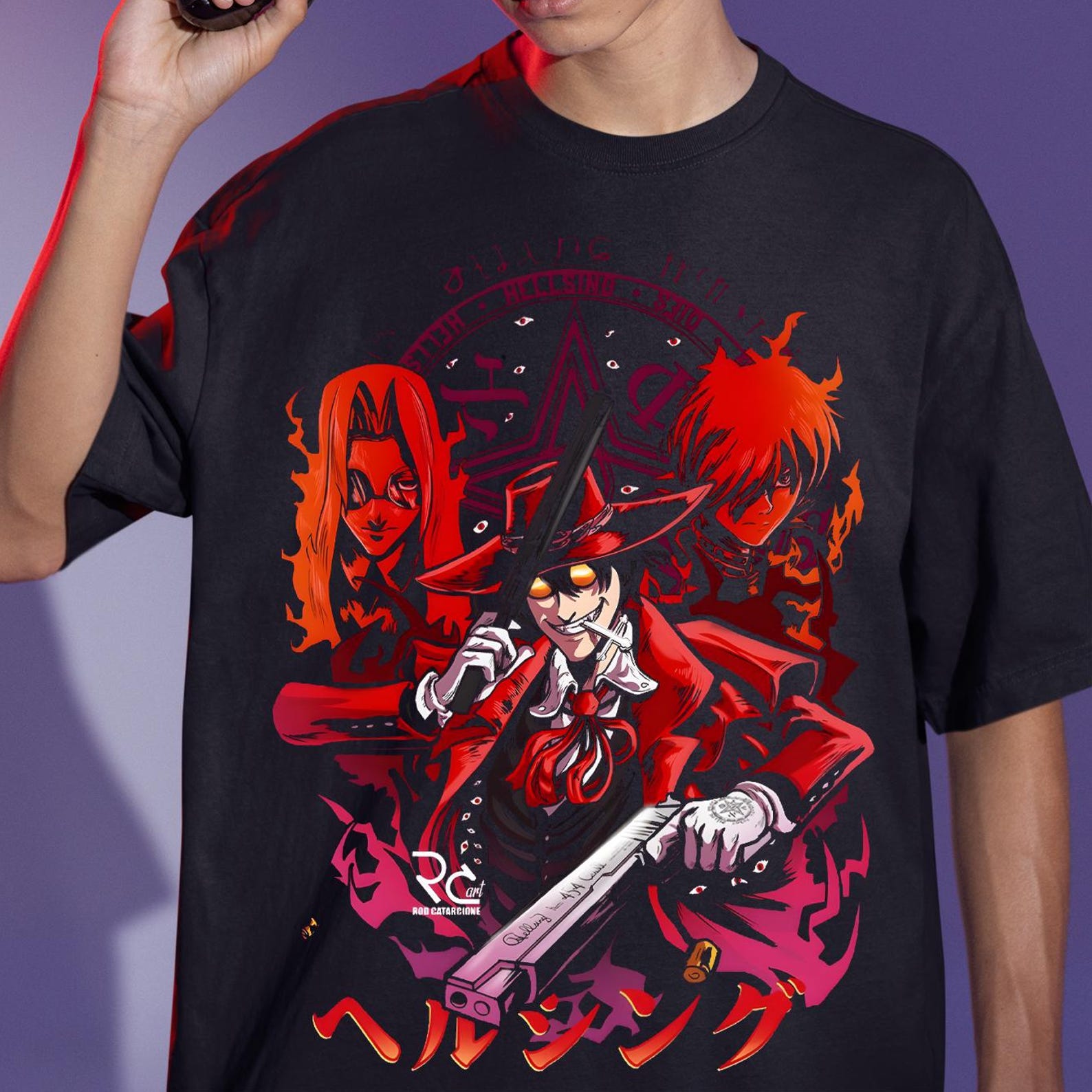 Vintage 90s Anime Graphic T-Shirt: Retro Japanese Manga Tee 3XL