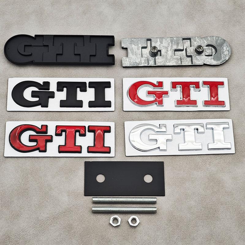 Horké 3D kovové logo GTI Znak Zadní kufr Samolepka Pro Volkswagen VW Golf 4 5 6 7 3 MK2 MK3 MK4 Mk5 Polo Tig