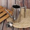Stainless Steel Dustproof LeakagE Proof Oil Pot Bottle Container Seasoning Pot Kitchen Utensil(0.5L