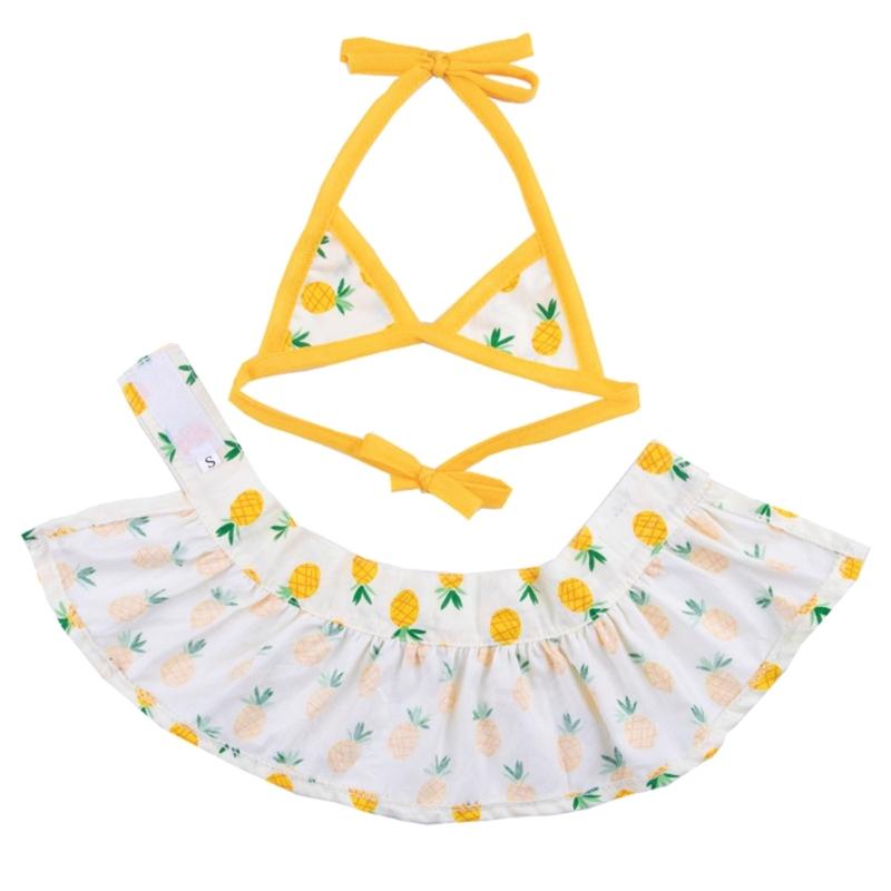 Hunde Blumen-Badebekleidung Katze Sommer-Strandkleid Haustier-Kostüm Badeanzug mit Blumenmuster Party-Kleidung Foto-Outfit für Haustier