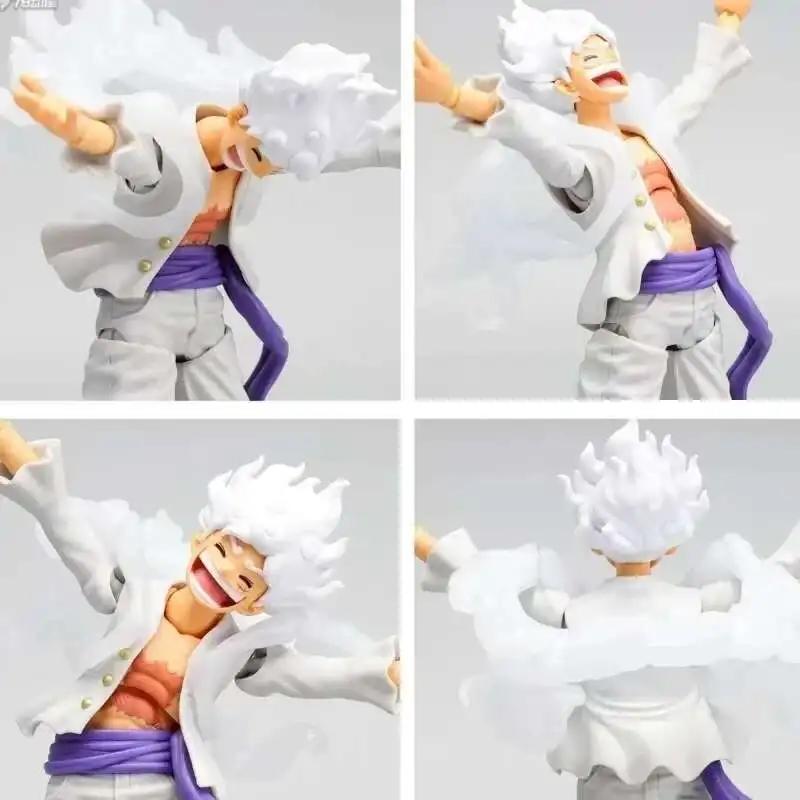 Anime One Piece Monkey D Luffy Gear 5 Nika Shf Pvc Action Figure Figure Toys Presents High Quality Perfect Gift