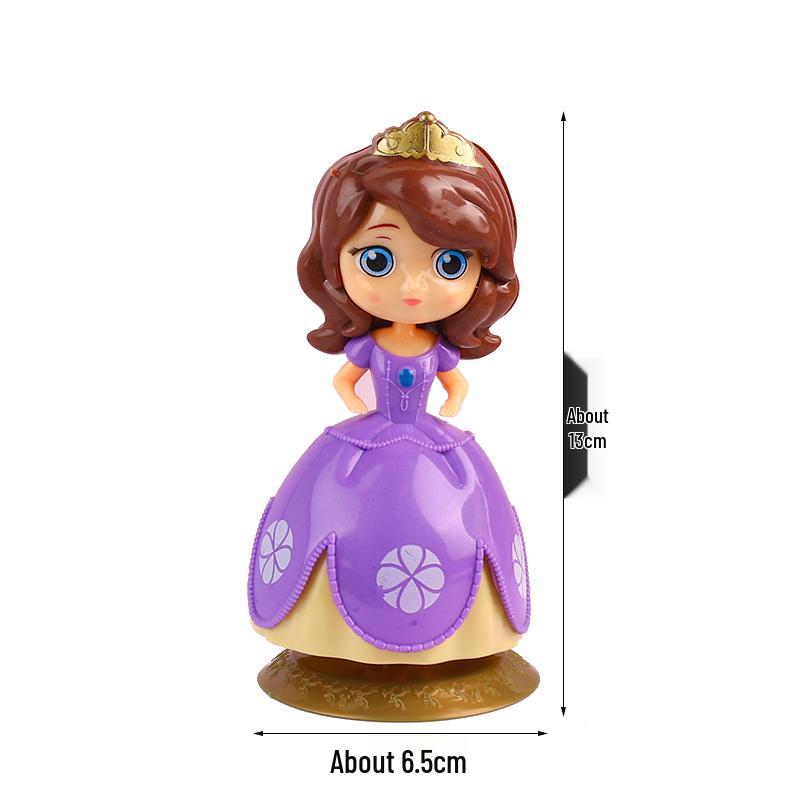 Pink & Gold Royal Birthday Cake Topper Set