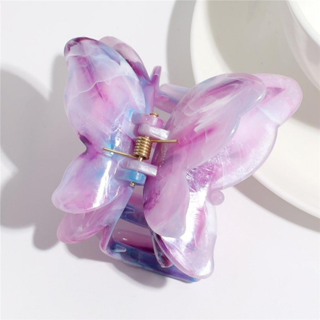 Butterfly Hair Claw Clips Non-slip Hair Jaw Clips Medium Size Hair Clips for Women Girls' Hair Accessories