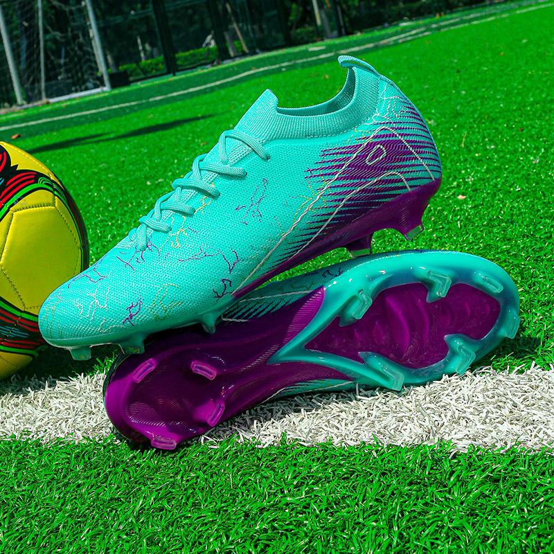 New Football Shoes Boys and Girls Teenagers AG Spikes Adult Lawn Training Shoes Sports Shoes