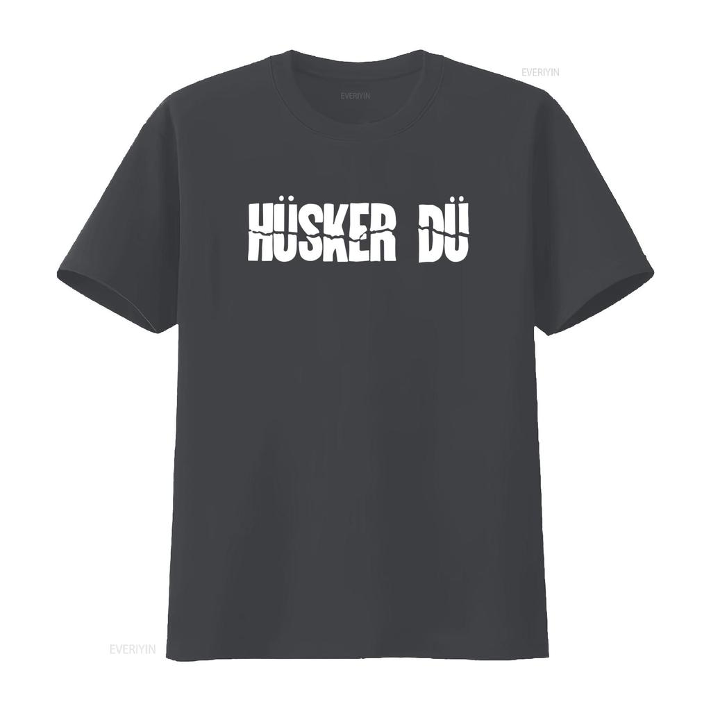Husker Du Rock Band Print T Shirt for Men Stylish and Comfortable Music vintage Washed streetwear fashion Casual Slightly