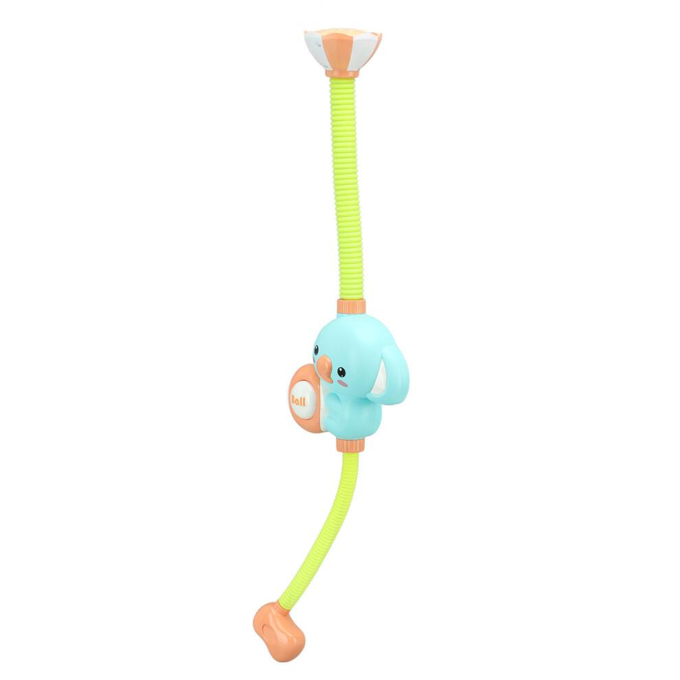 Baby Elephant Shower Pump Toy, Water Play Bathtub Toy, Plastic