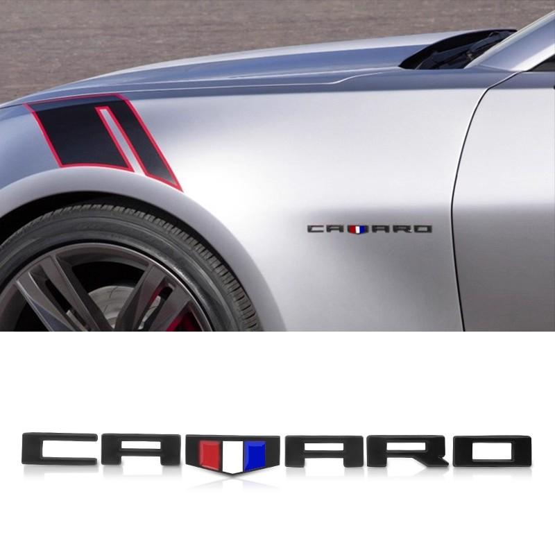 3D CAMARO Letter Auto Stickers Achterklep Embleem Badge Voor Chevrolet Camaro Equinox Traverse Montana Silverado TrailBlazer Suburban