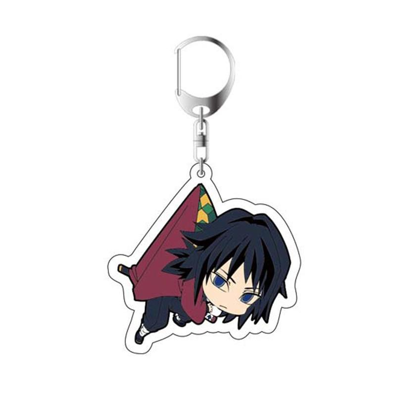 Demon Slayer Kimetsu No Yaiba Infinity Castle Acrylic Key Ring Kamado Nezuko Tokitou Muichirou Action Model Figure Toys Premium Quality