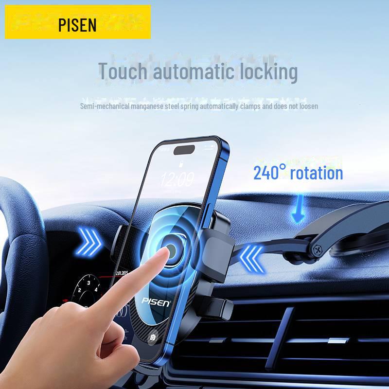 PISEN Držák mobilního telefonu do auta s přísavkou pro navigaci