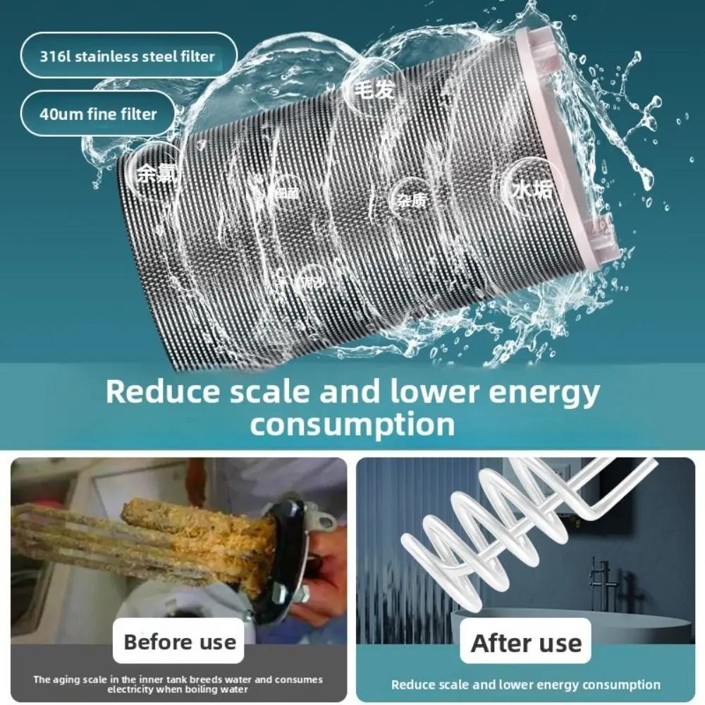 Durable Anti-scaling Water Heater Filter Pre-filter Universal Purifier Filter Purifier Output Shower Filter Household Use