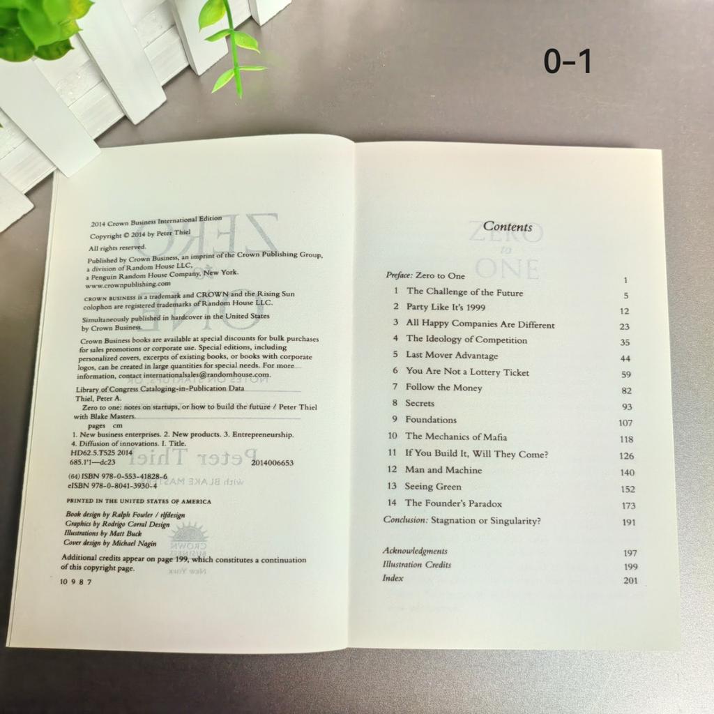 Zero To One By Peter Thiel with Blake Masters Notes on Startups How To Build The Future Encourage Books