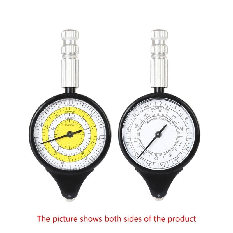Upgraded Map Rangefinder Odometer Multifunction  Curvimeter Map Measuring Gauge Portable Durable Outdoor Climbing 94PD