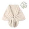 Trendy Ladies Shawl Set Large Size Wrap Polyester Furs Shawl Cold Weather Comfortable and Fashionable Outerwear