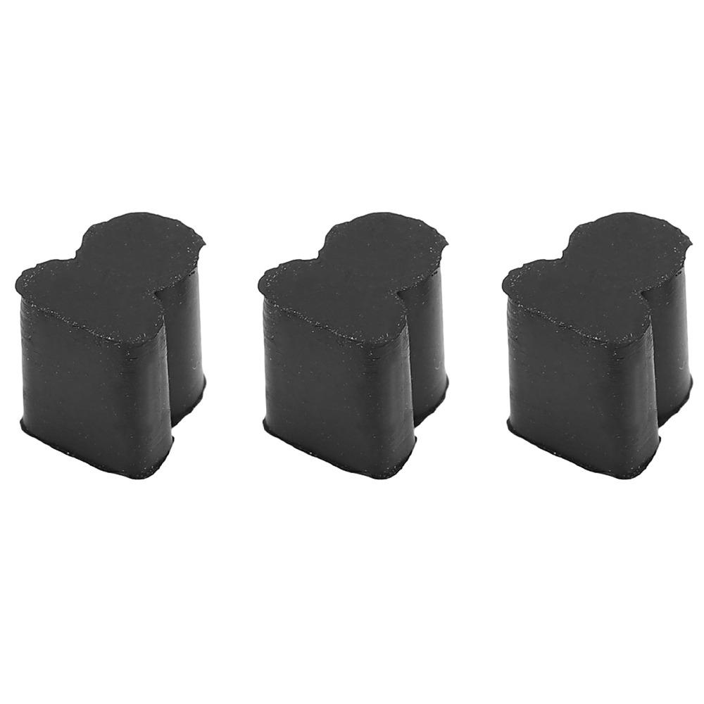 6PCS silicone French Horn Bumper Black Rubber Rotary Valve Pads Tuba Horn For French Horn