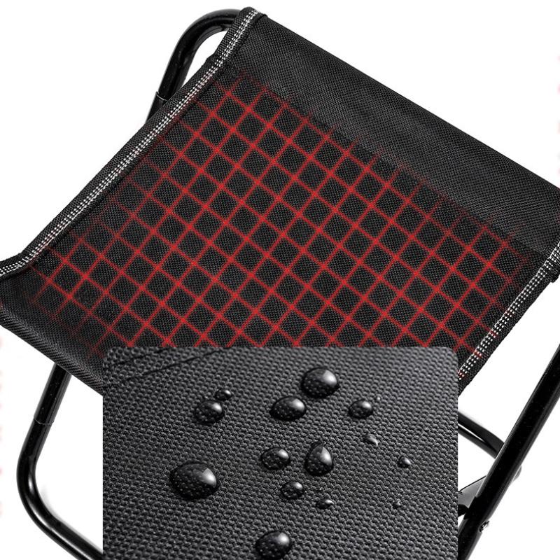 1pcs Portable Outdoor Fishing Folding Stool Travel Camping Chairs Thicken Oxford Cloth Stools Outdoor Gear Multi-scenario Application Picnic Stools
