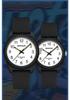 Sanda Quartz Double Calendar Waterproof Couple Wristwatch