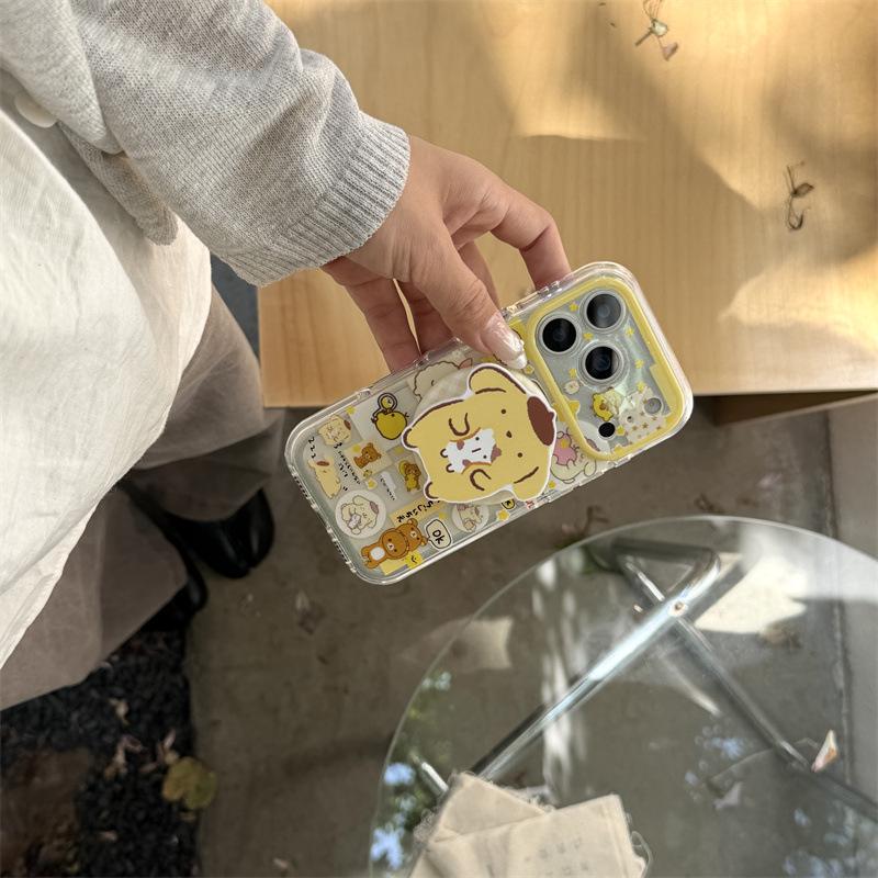 Soft Pompompurin Magnetic iPhone 17/16 ProMax/15 Pro Case for Women