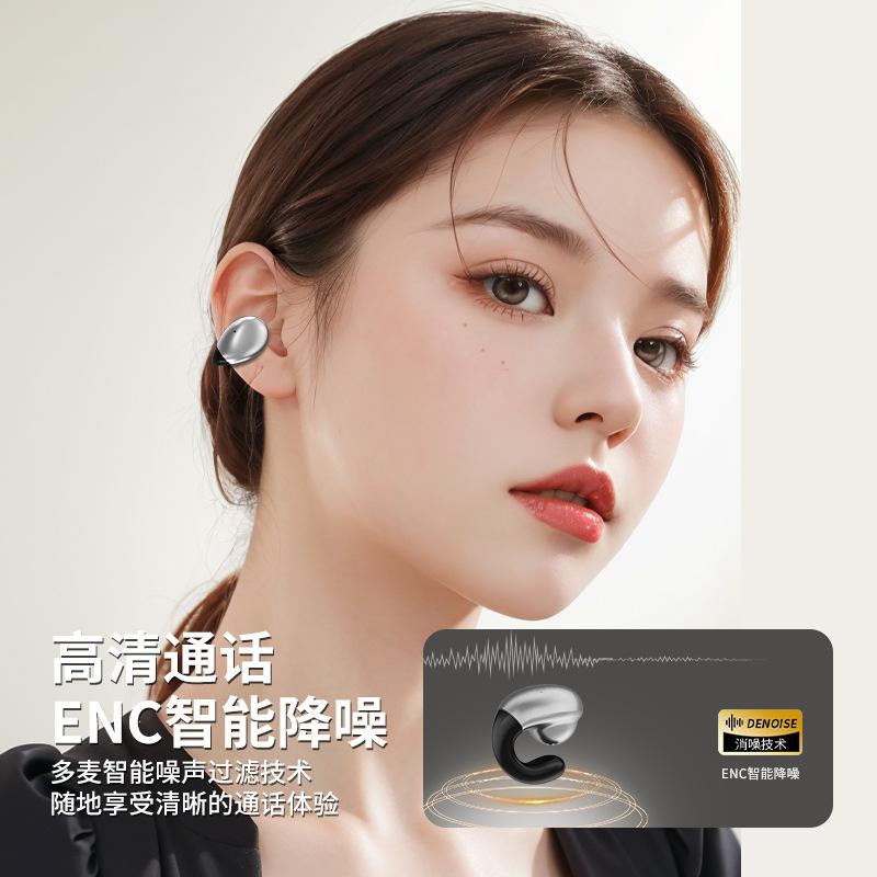 New true wireless bluetooth headset super long battery life sports noise reduction