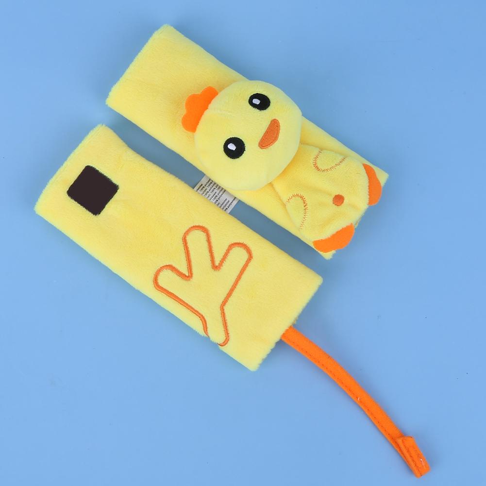 2pcs Cartoon Car Seat Belt Covers Shoulder Strap Pads Seat Belt Protectors Harness Covers for