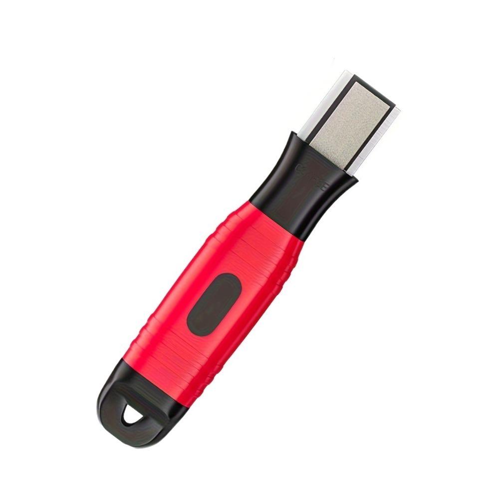 Metal Pocket Sharpener Non-slip Garden Tool Sharpener Portable Sharpening Stone  Hand Tools