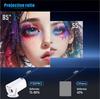 P30 Portable 720P Android Bluetooth Projector with Ultra Clear Image and 4K Support, WiFi Enabled.
