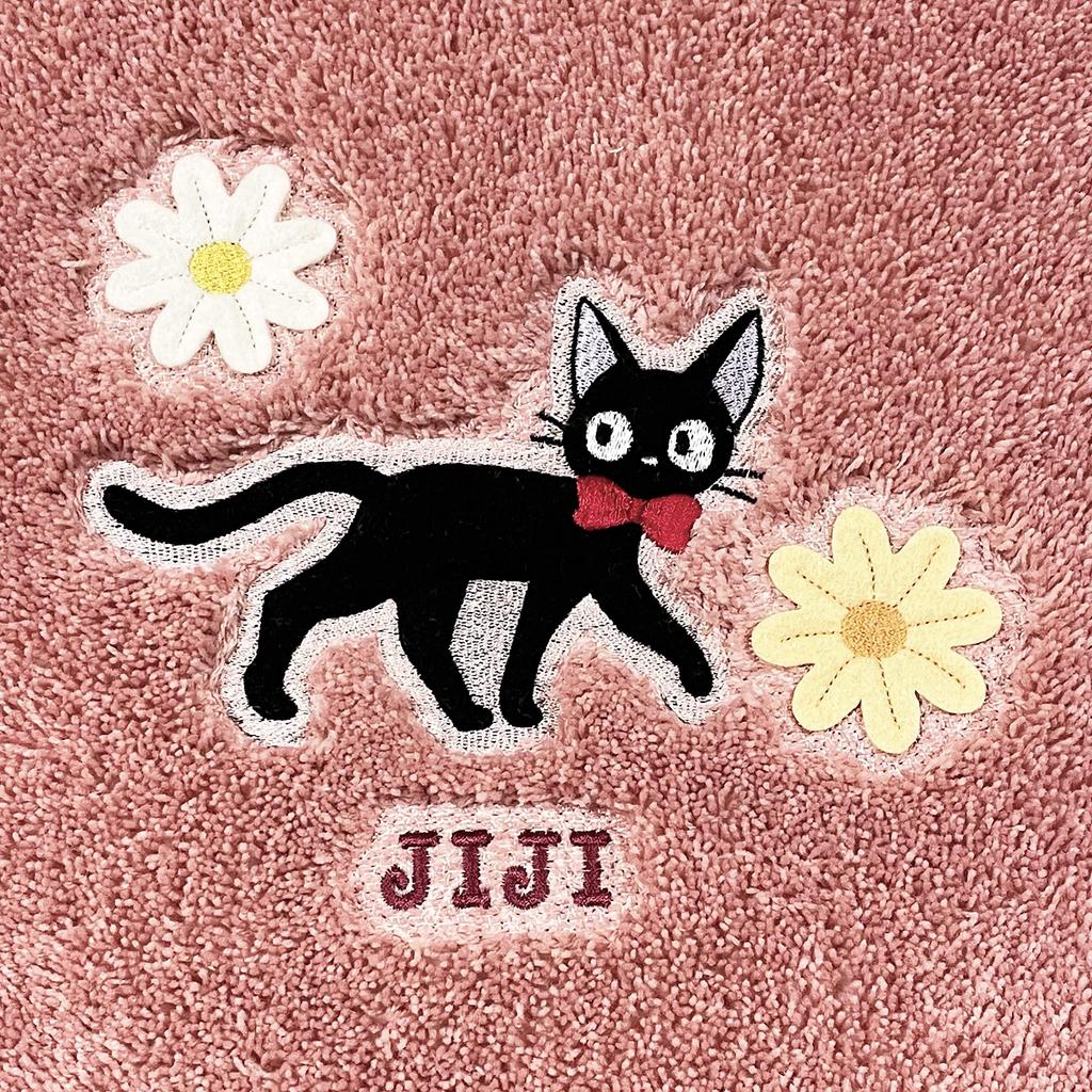 Senko Delivery Service Hana Sanpo Toilet Lid for Regular and Washing Featuring Jiji and the Ghibli 12767 Kiki's Cover, Pink, Toilets, Cat, Design,